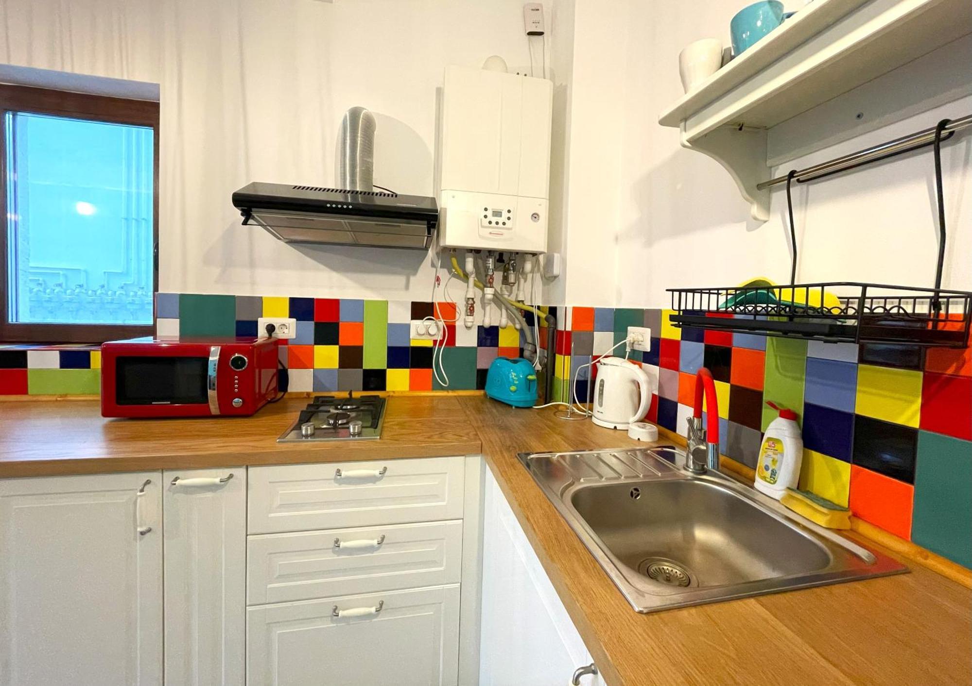 Cozy Riverfront Apartments With Garden And Mountain View Busteni Bagian luar foto